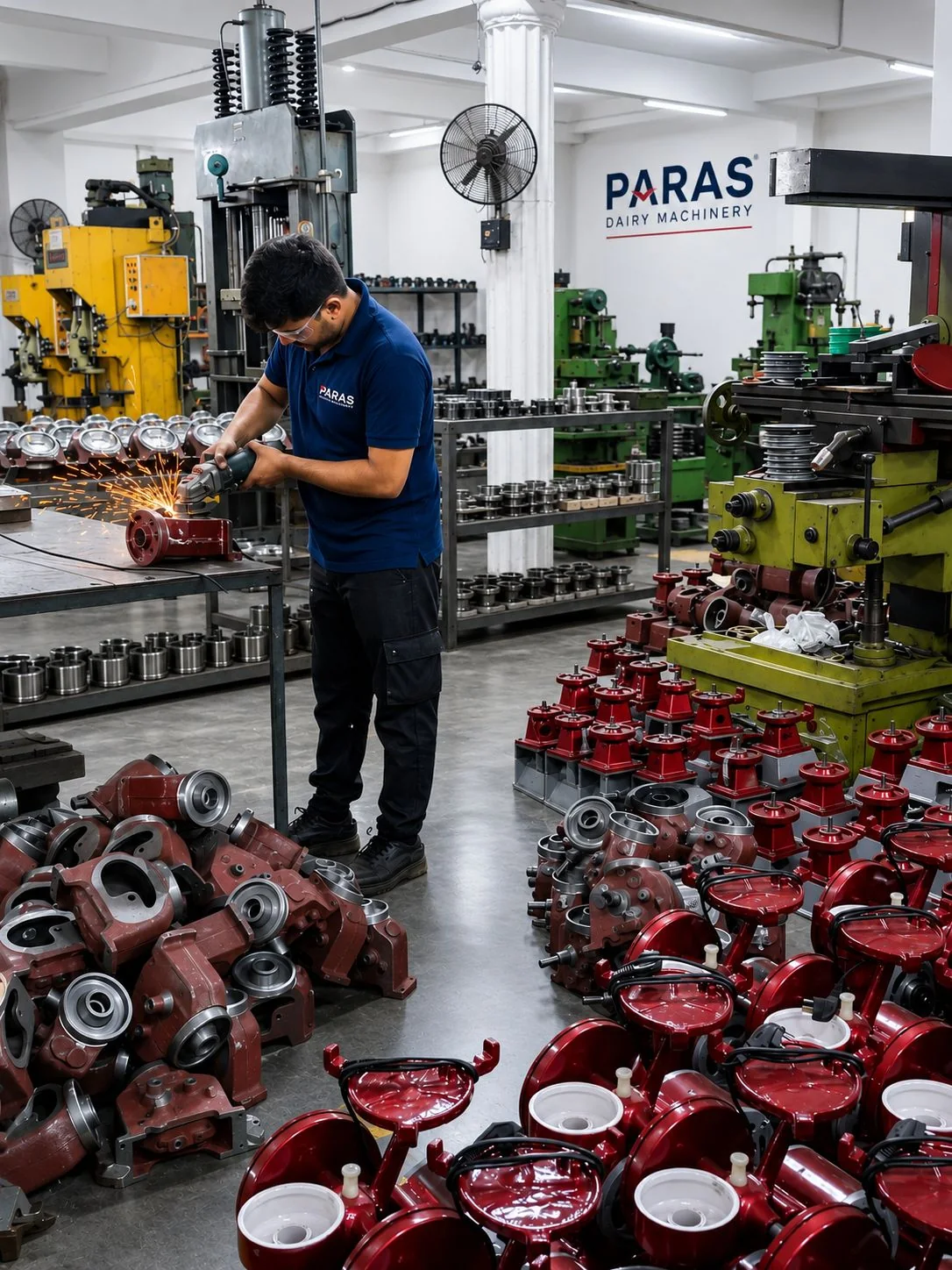 Workshop and machine assembly